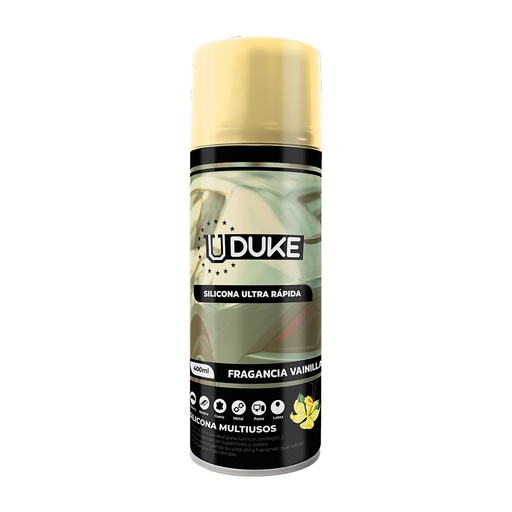 [15165] SILICONA EN AEROSOL UDUKE CON OLOR VAINILLA  400 ML (HT40305)
