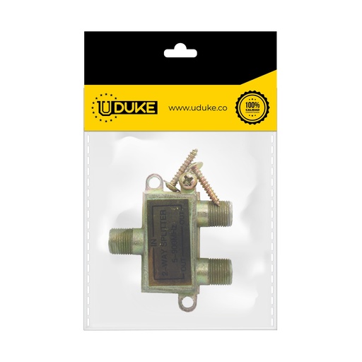 [776K] SPLITTER TV X 2 SALIDAS ECONOMICO PQT X 1 UDUKE
