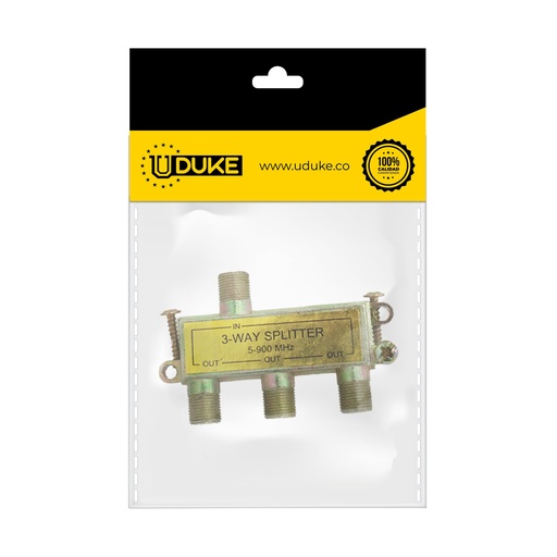 [777K] SPLITTER TV X 3 SALIDAS ECONOMICO PQT X 1 UDUKE