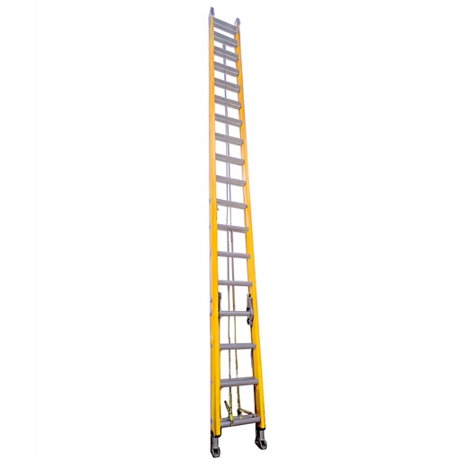 [21330] ESCALERA DE FIBRA DE VIDRIO EXPANDIBLE 36 PELDAÑOS 7,9MTS UDUKE (150KG)(HT3178)