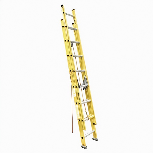 [21341] ESCALERA TELESCOPICA DE FIBRA DE VIDRIO 16 PELDAÑOS  UDUKE (150KG)(HT3173)