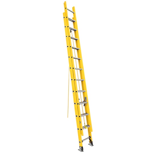 [21343] ESCALERA TELESCOPICA DE FIBRA DE VIDRIO 24 PELDAÑOS  UDUKE (150KG)(HT3175)