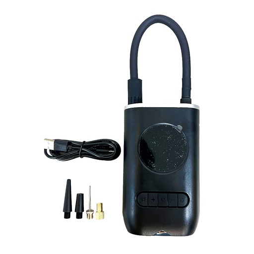 [21733] BOMBA DE AIRE PARA AUTOS RECARGABLE UDUKE (HT3316)