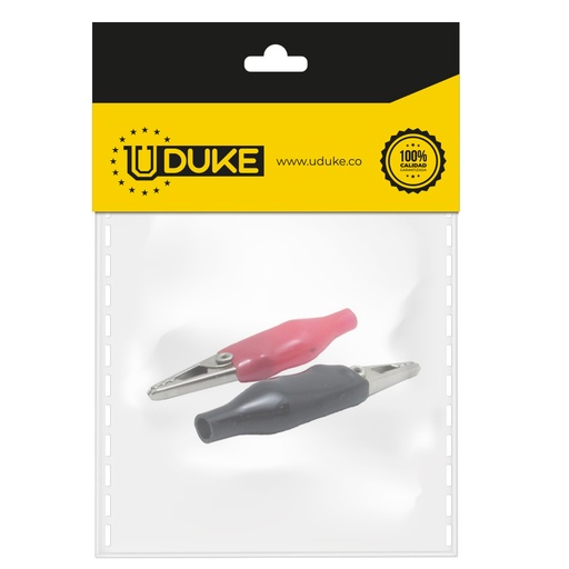 [21564K] CAIMAN FORRADO GRANDE PQTX2 UDUKE (ROJO,NEGRO) (35MM)  